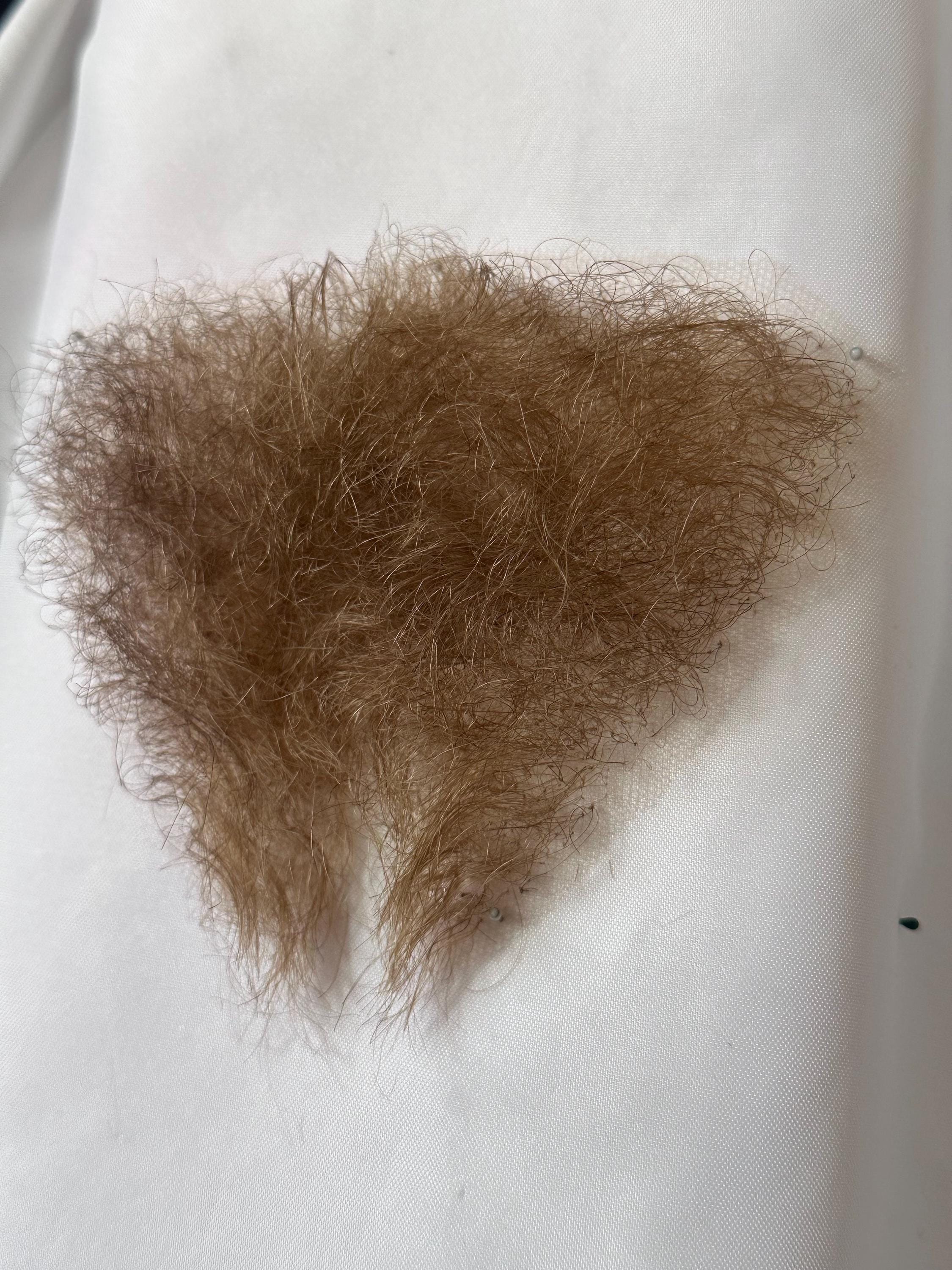 Merkin Man Natural Lace Merkin-virgin Undyed Human Hair, Handmade Realistic Pubic ...