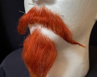 Handmade mustache and beard