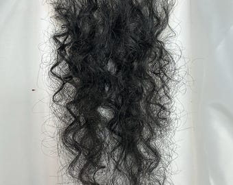 プロ品質の上質なレースのフルカバー黒/茶の陰毛ウィッグ/マーキンポス