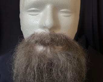 handmade fake mustache and beard