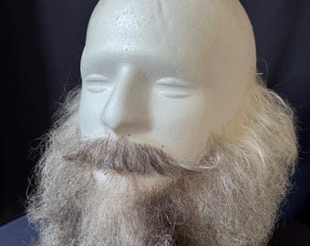Handmade realistik mustache and beard.