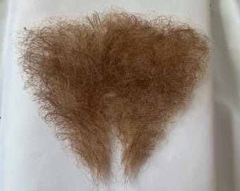 Natural Lace Merkin-Virgin Undyed Human Hair, Handmade Realistic Pubic Wig