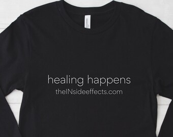 healing happens Long Sleeve Jersey Shirt, the INside effects Movie, Movie Shirt, Gift For Her, Gift For Him, Birthday Gift