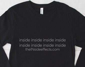 inside inside inside inside Long Sleeve Jersey Shirt, the INside effects Movie, Movie Shirt, Gift For Her, Gift For Him, Birthday Gift