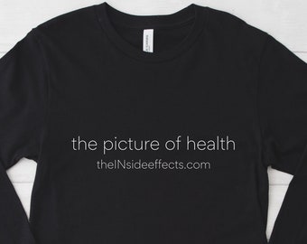 the picture of health Long Sleeve Jersey Shirt, the INside effects Movie, Movie Shirt, Gift For Her, Gift For Him, Birthday Gift