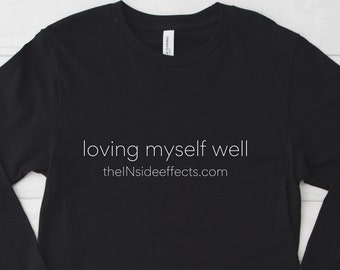 loving myself well Long Sleeve Jersey Shirt, the INside effects Movie, Movie Shirt, Gift For Her, Gift For Him, Birthday Gift
