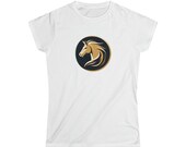 Teeshirt femme logo poitrine