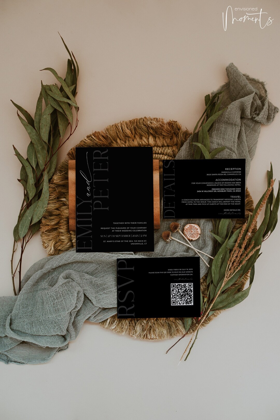 Black Wedding Invitation Templates Modern Black Wedding Invites Black Wedding Invitation Templates Modern Black Wedding Invites
