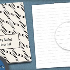 Aesthetic Bullet Journal- 9x6 Cover Page+ 100 9x6 pages- DIGITAL DOWNLOAD