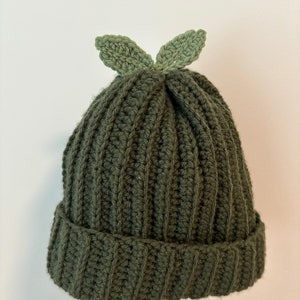 Detachable Sprout for Beanies Crochet