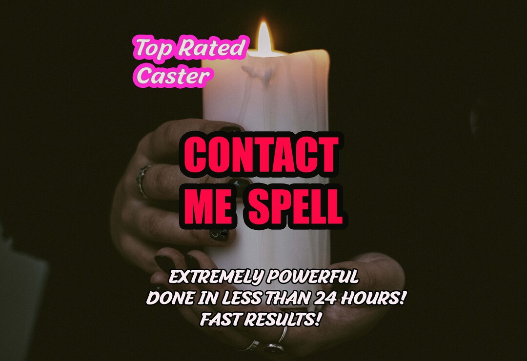 STRONG Contact Me Spell Same Day Spell Bring Back My Ex - Etsy Canada