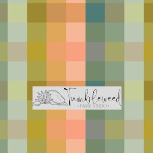 Color Blocks Matcha from Slow Summer Collection by Suzy Quilts for Art Gallery Fabrics | Continuous Yardage | Yardage