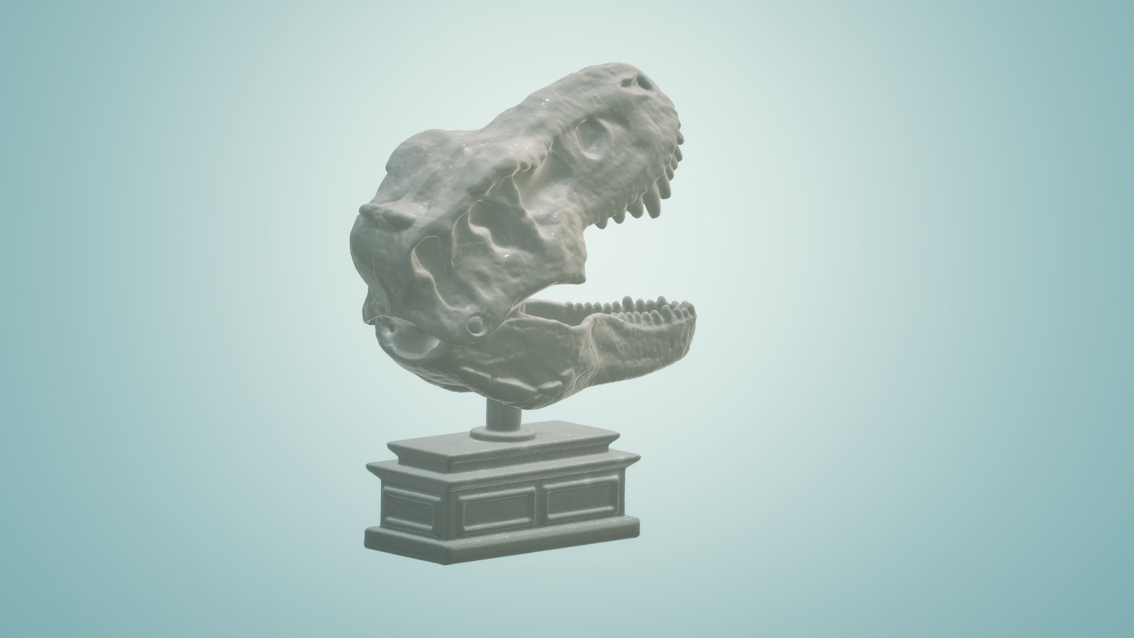 T-rex Skull 3D Model STL File 3D File 3D STL File 3D Printing - Etsy