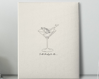 Plantilla para imprimir Martini de Háblame sucio