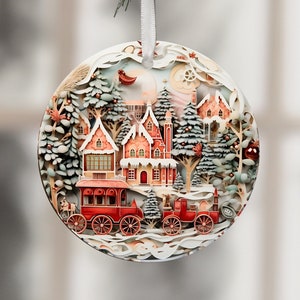 3D Christmas Sublimation Designs Download Sublimation Decoration Designs Sublimation Decoration Christmas Ornaments PNG Digital Downloads