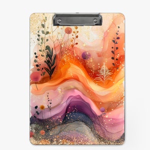 Abstract Clipboard Sublimation Design PNG Digital Download Files For Sublimate 9.1W by 12.6H Template File Nature Clip Board