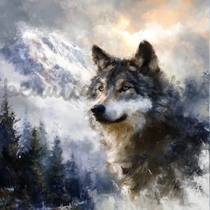 Wolf png sublimation digital design download Wreath sign wind spinner cutting board shadow box png image