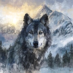 Wolf png sublimation digital design download Wreath sign wind spinner cutting board shadow box png image