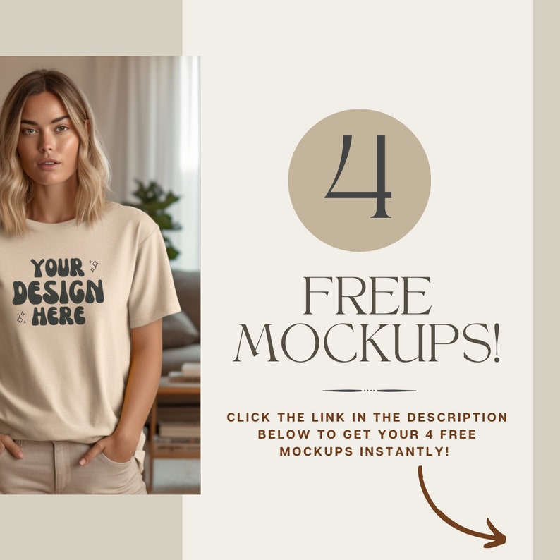 Female Model Gym Bella Canvas 3001 T-Shirt Mockup | Fitness Model White T-Shirt | Gym Model Mockup | Gildan Mockup | Workout Shirt | POD image 5
