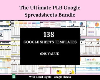 84 Google Sheets Template Pack | Kdp Interior | Digital Download | Templates for KDP