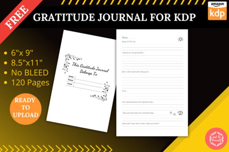 Gratitude Journal - KDP Template - Etsy