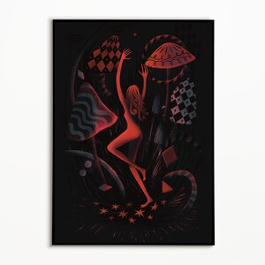 Impressão de pôster B2 "Conjure" - ilustração - arte para casa - decoração de parede - decoração de casa - escritório - arte - impressão de design - pôster
