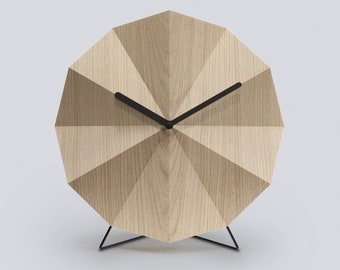 Delta Clock Stand • Standaard voor minimalistische wandklok • Modern interieur • Kantoorinrichting • Cadeau voor haar • Cadeau voor hem
