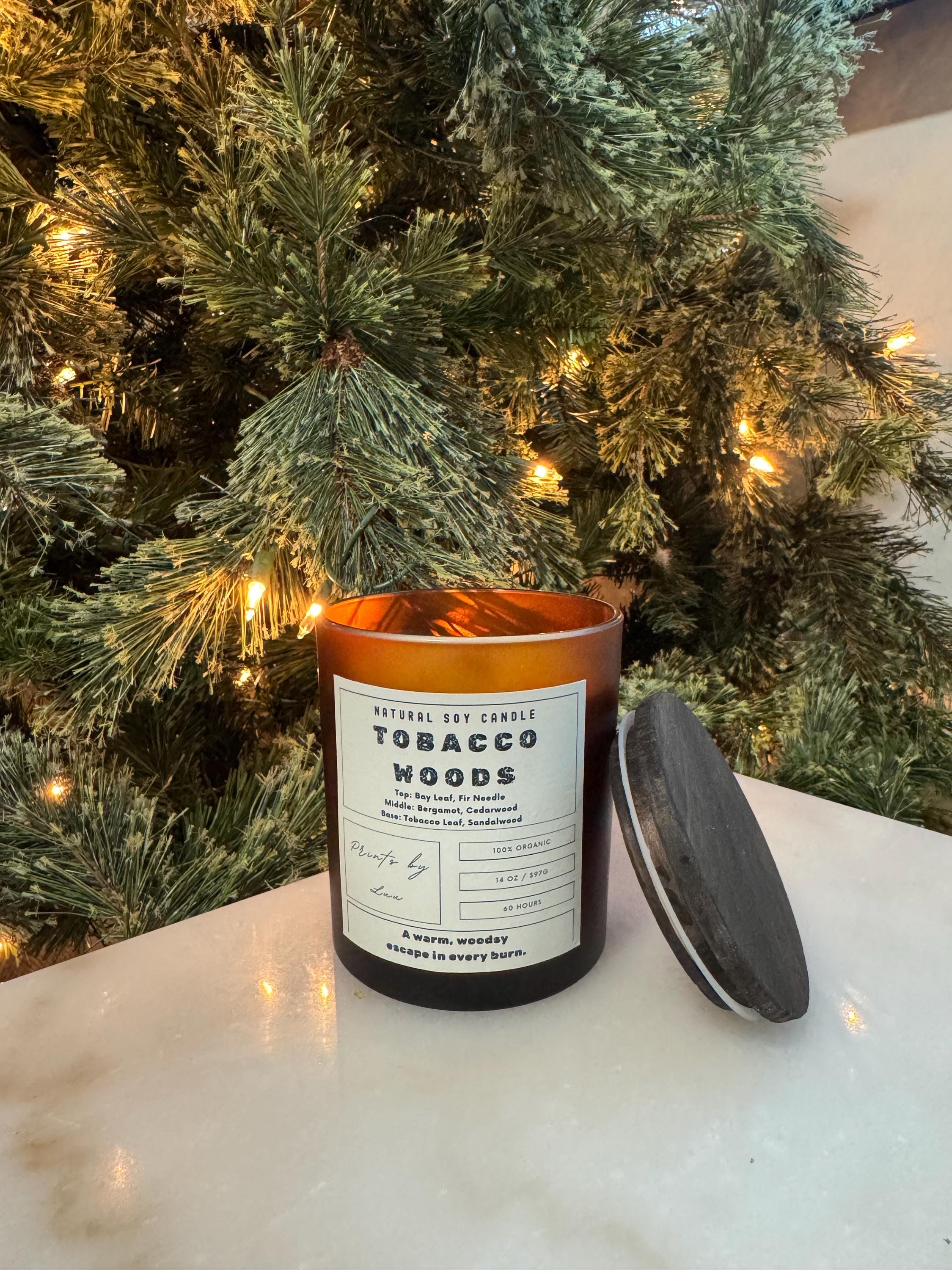 dw naturals tobacco leaf and sandalwood Tobacco and Sandalwood Candle