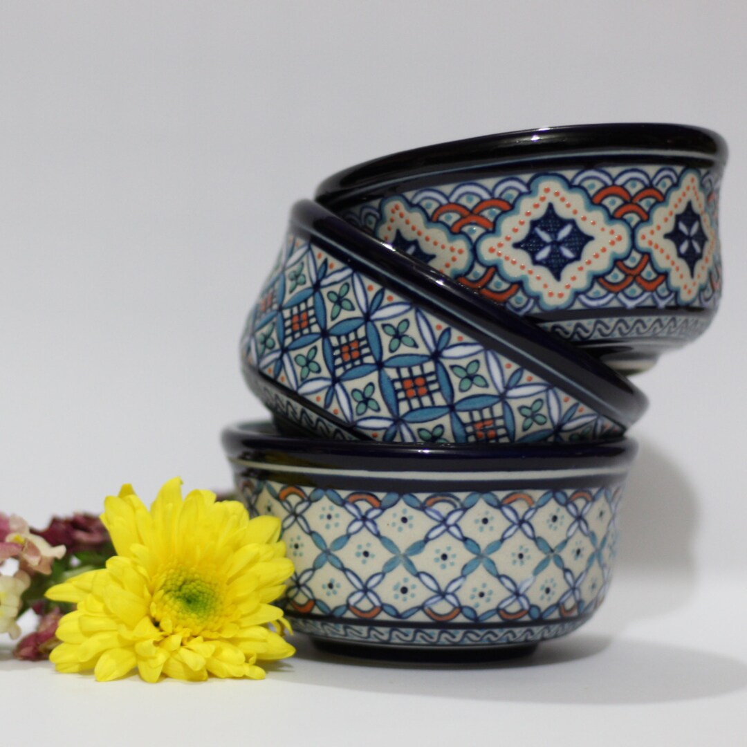 Hand Painted Ceramic Salsa Bowls Hecho En Mexico Bowls Javier Servin