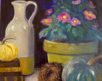 Autumn Still Life Print from original Oil Painting