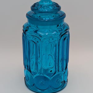 L.E. Smith X-Large Blue Moon and Stars Jar