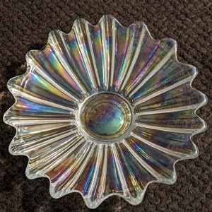 Federal Glass Starburst Style Bowl