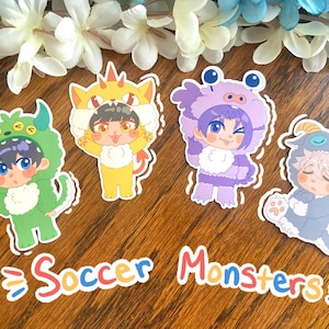 Soccer Monster Stickers