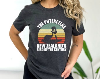 Der Puteketeke Neuseeland Vogel des Jahrhunderts - Lustiges Vogel Shirt - Gestohlenes Wahl-Shirt