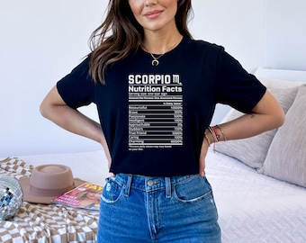 Scorpio Zodiac Unisex  Tee Vintage Tee, Celestial Scorpio Shirt, Astrology, Horoscope, Birthday Gift, Gift For Her