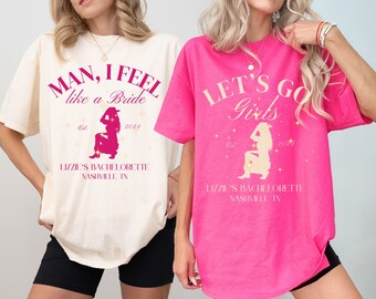 Bachelorette Party Shirts, Nashville Bachelorette, Custom Bachelorette Shirts, Personalized Luxury Bachelorette, Custom Western Bachelorette