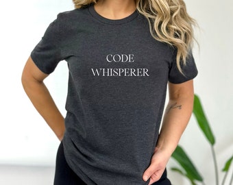 Code Flüsterer Lustig I.T. Kerl Shirt, IT Tech Geschenk, Programmierer Shirt, Tech Support Shirt, Technischer Support, Computer Geek