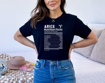 Aries Zodiac Unisex  Tee Vintage Tee, Celestial Aries Shirt, Oversized Tee, Astrology, Horoscope, Birthday Gift, Gift For Her