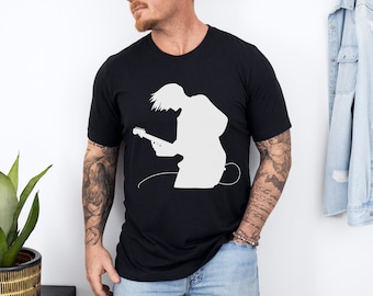 Electric Guitar Player Unisex T-shirt guitar player gift for men music musician gift tee shirt, gifts for women, guitar girl
