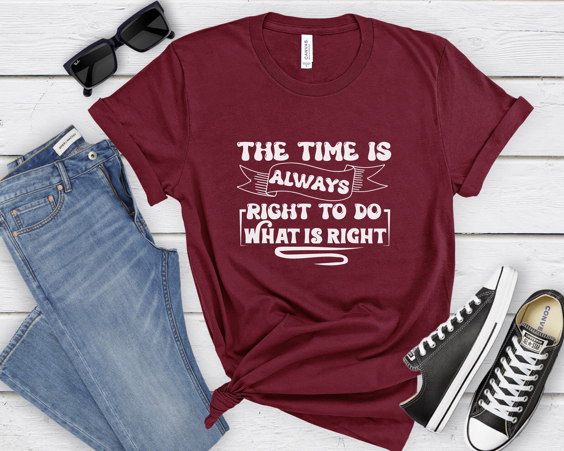 The Time is Always Right to Do What is Right,martin Luther King Shirt ...