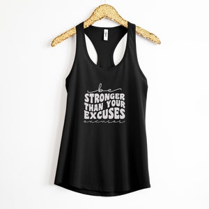 Be Stärker als Ihre Ausreden - Lustiges Workout Shirt - Fitness-Team Shirt - Fitnessstudio Liebhaber Geschenk - Geschenk für Sie