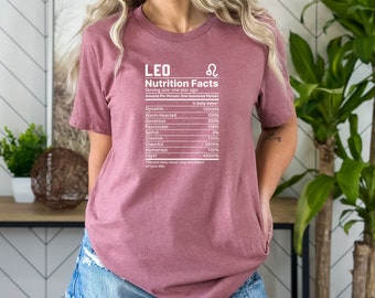 Leo Zodiac Unisex  Tee Vintage Tee, Celestial Leo Shirt, Oversized Tee, Astrology, Horoscope, Birthday Gift, Gift For Her