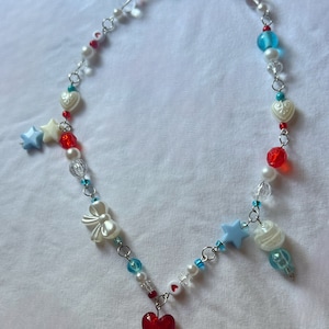 Lana Del Rey inspiriert Perlen Halskette * Letztes Foto AKTUALISIERT VERSION * Flitterwochen Halskette | Handgefertigtes Unikat | Statement Perlen Schmuck |