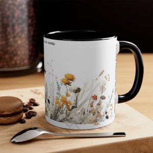 Pressed Flowers In The Wildlife Mug, Accent Mugs