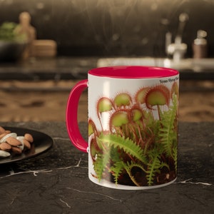 Venus Flytrap Flower Mug - Fascinating Botanical Design, Perfect for Coffee Lovers, Microwave & Dishwasher Safe, Unique Gift Idea