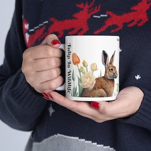 Tulip In Wildlife Mug, Ceramic Mug 11oz