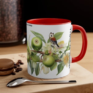 Feijoa In Wildlife Mug, Accent Coffee Mug, 11oz