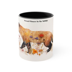 Pressed Flowers In The Wildlife Mug, Accent Mugs