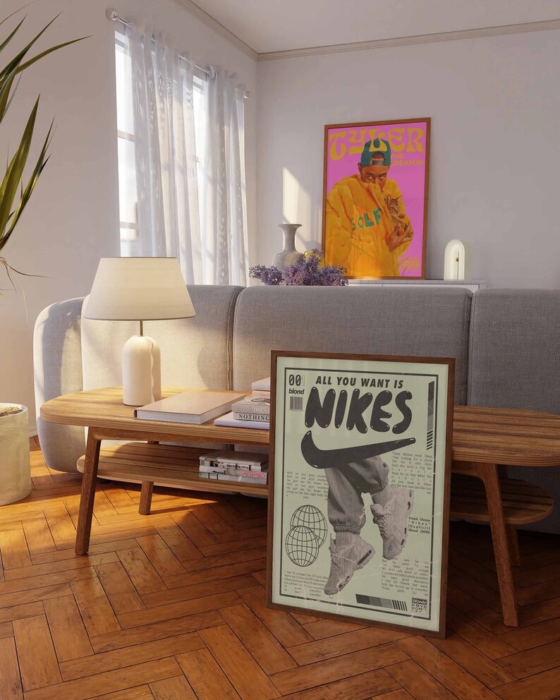 Frank Ocean Nikes Poster Frank Ocean Blonde Digital Poster Etsy