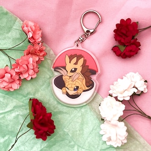 Sandshrew Evolution Charm | Double Sided Acrylic Charm